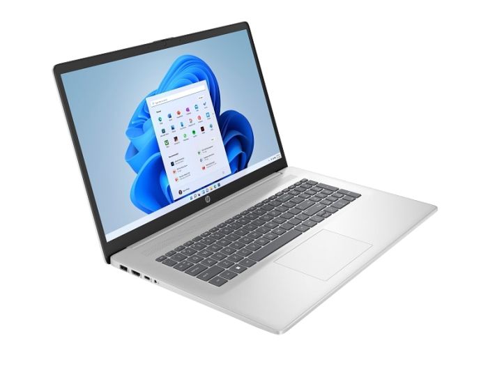 HP Notebook 17-cp2043ua 17.3" FHD IPS AG, AMD R3-7320U, 8GB, F512GB, UMA, Win11, silver