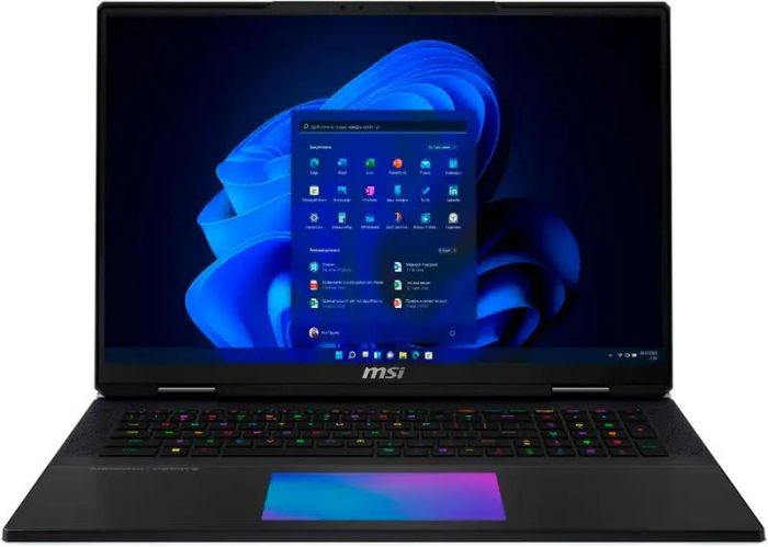 MSI Notebook Titan 18 HX AI A2XWJG 18" UHD+ mini LED, Intel U9-285HX, 64GB, F4TB, NVD5090-24, W11P, black