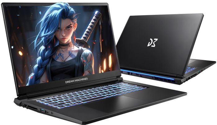 Ноутбук Dream Machines RG5050-17 17.3FHD IPS, Intel i7-13620H, 32GB, F2TB, NVD5050-8, DOS, чорний