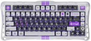Клавіатура механічна GravaStar Mercury V75 80keys, Magnetic Jade Pro, 8K, USB-A, RGB, Mecha Gray