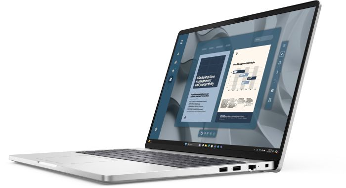 Ноутбук Dell Pro 16 16" FHD+ IPS AG, Intel U7-255U, 32GB, F1TB, UMA, Lin, сріблястий