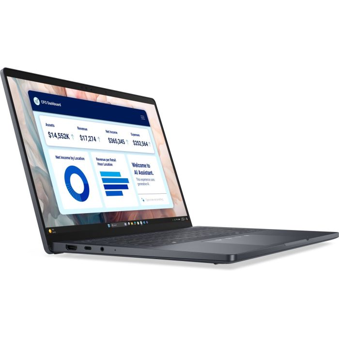 Ноутбук Dell Pro 14 Premium 14" QHD+ OLED Touch, Intel U7-268V, 32GB, F512GB, UMA, Win11P, чорний