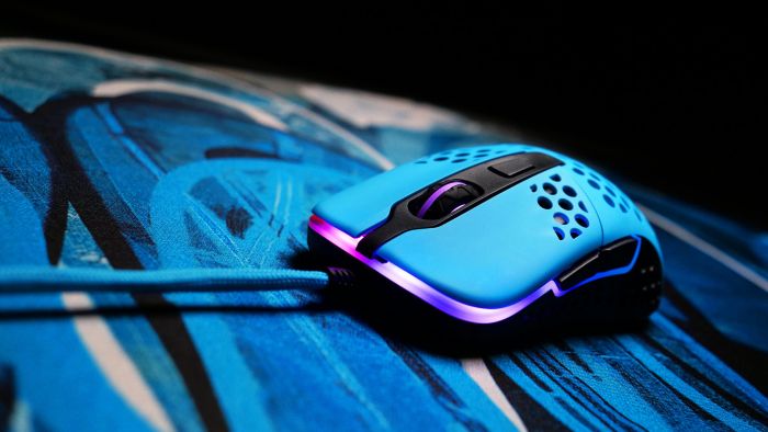 Мышь Xtrfy M42, USB-A, RGB, Miami Blue