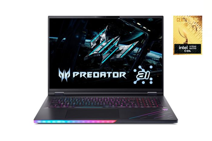 Ноутбук Acer Predator Helios 18 PH18-73 18" WQUXGA IPS, Intel U9-275HX, 64GB, F2TB, NVD5090-24, Lin, чорний