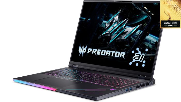 Ноутбук Acer Predator Helios 18 PH18-73 18" WQXGA IPS, Intel U9-275HX, 64GB, F2TB, NVD5080-16, Lin, чорний