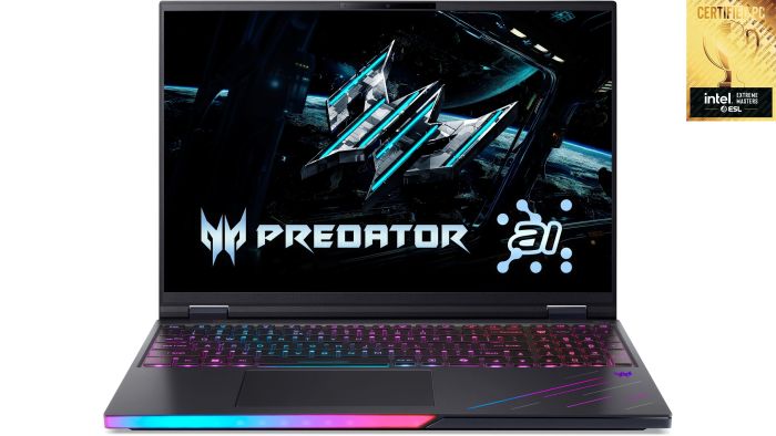 Ноутбук Acer Predator Helios 16 PH16-73 16" OLED, Intel U9-275HX, 64GB, F2TB, NVD5090-24, Win11P, чорний