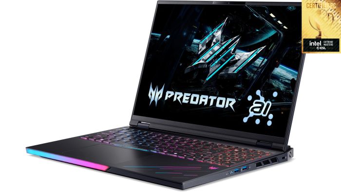 Ноутбук Acer Predator Helios 16 PH16-73 16" OLED, Intel U9-275HX, 64GB, F2TB, NVD5090-24, Win11P, чорний