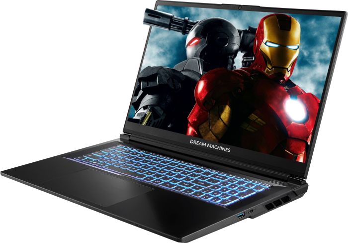 Ноутбук Dream Machines RG5060-17 17.3QHD IPS, Intel i9-14900HX, 32GB, F1TB, NVD5060-8, DOS, чорний