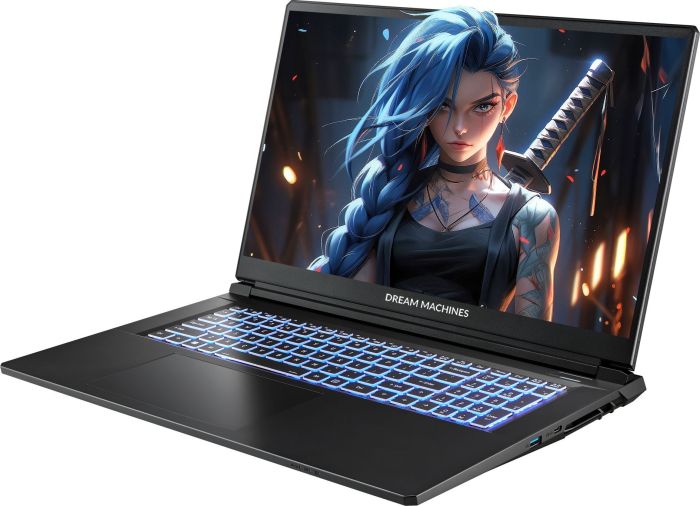 Ноутбук Dream Machines RG5050-17 17.3FHD IPS, Intel i9-14900HX, 16GB, F1TB, NVD5050-8, DOS, чорний