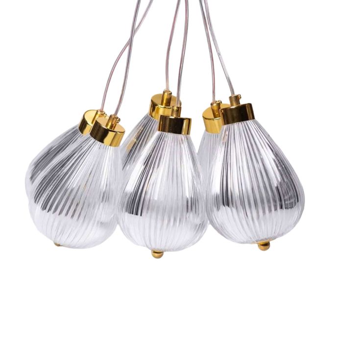 Гірлянда штора з фігурками Повітряна куля 3 метри 6 ламп тепле жовте світло 6L3MBAL