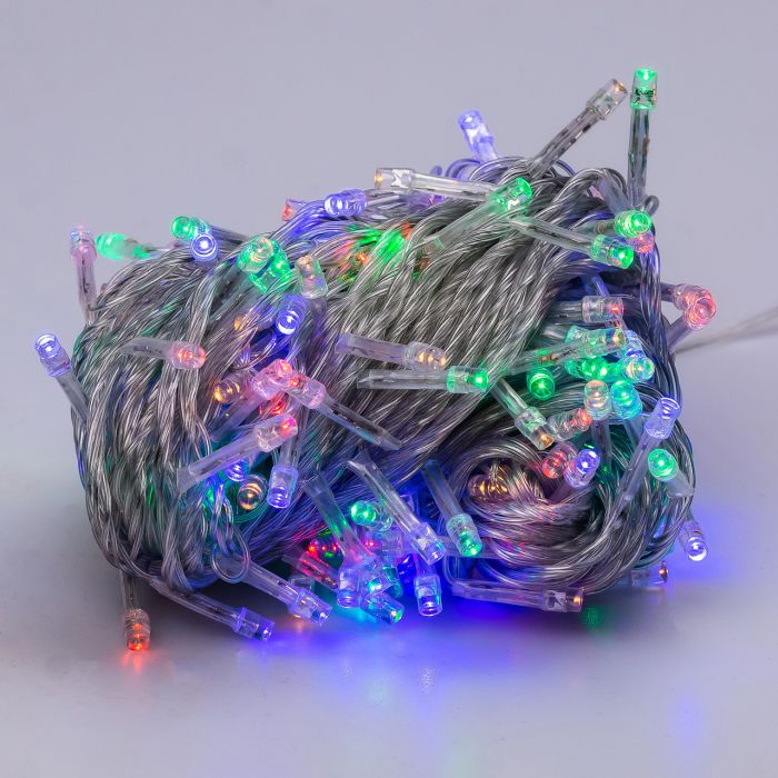 Гірлянда нитка світлодіодна GarlandoPro 190 LED лампочок 18м 8 режимів лед гірлянда W400LEDML