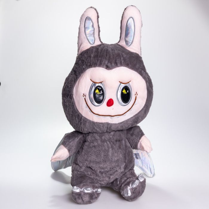 М'яка іграшка-плед, подушка 3 в 1 Labubu Brown Dragon плед в іграшці дитячий плед іграшка Лабубу Сірий 520-29G