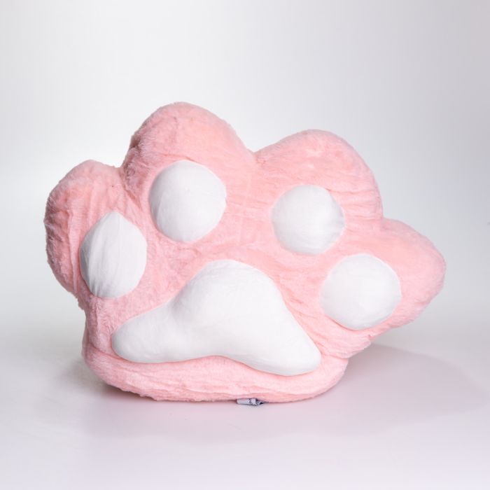 М'яка іграшка-подушка з пледом і муфтою Лапка 40×40×25 (см) іграшка плед 3 в 1 дитячий плюшевий плед Рожевий 520-18P