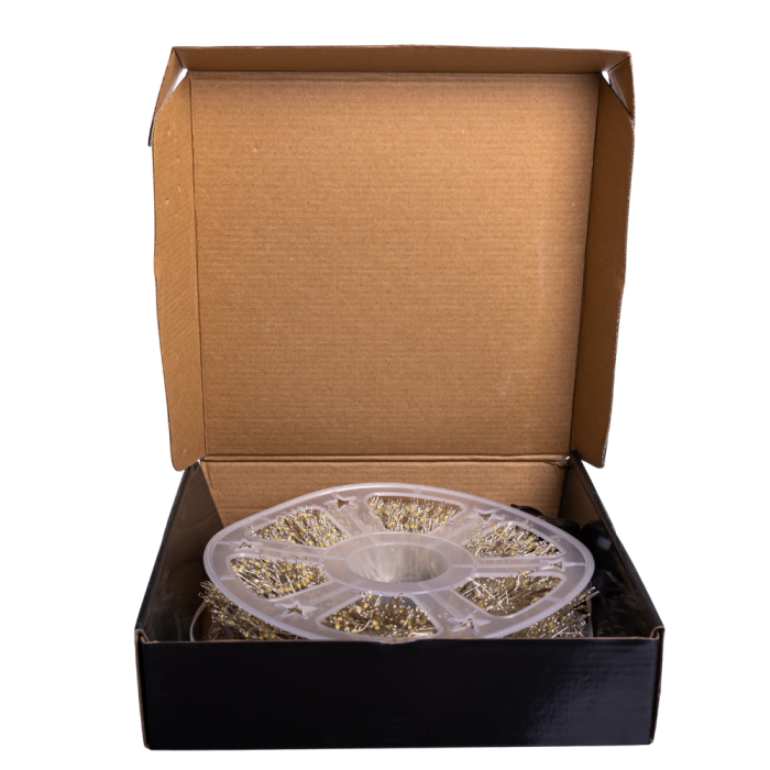 Новорічна гірлянда Хвойна лапа 100 м 3000 LED білий провід Мультиколір D3000L100MWML